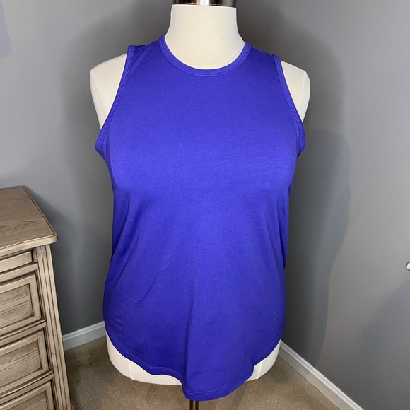 Universal Standard Cai High Neck Tank in Lapis Size M (18/20) - Picture 1 of 7